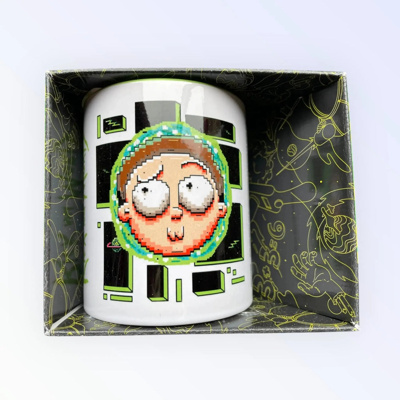 Rick And Morty (Pixel Breakout) Green Mug Pyramid International