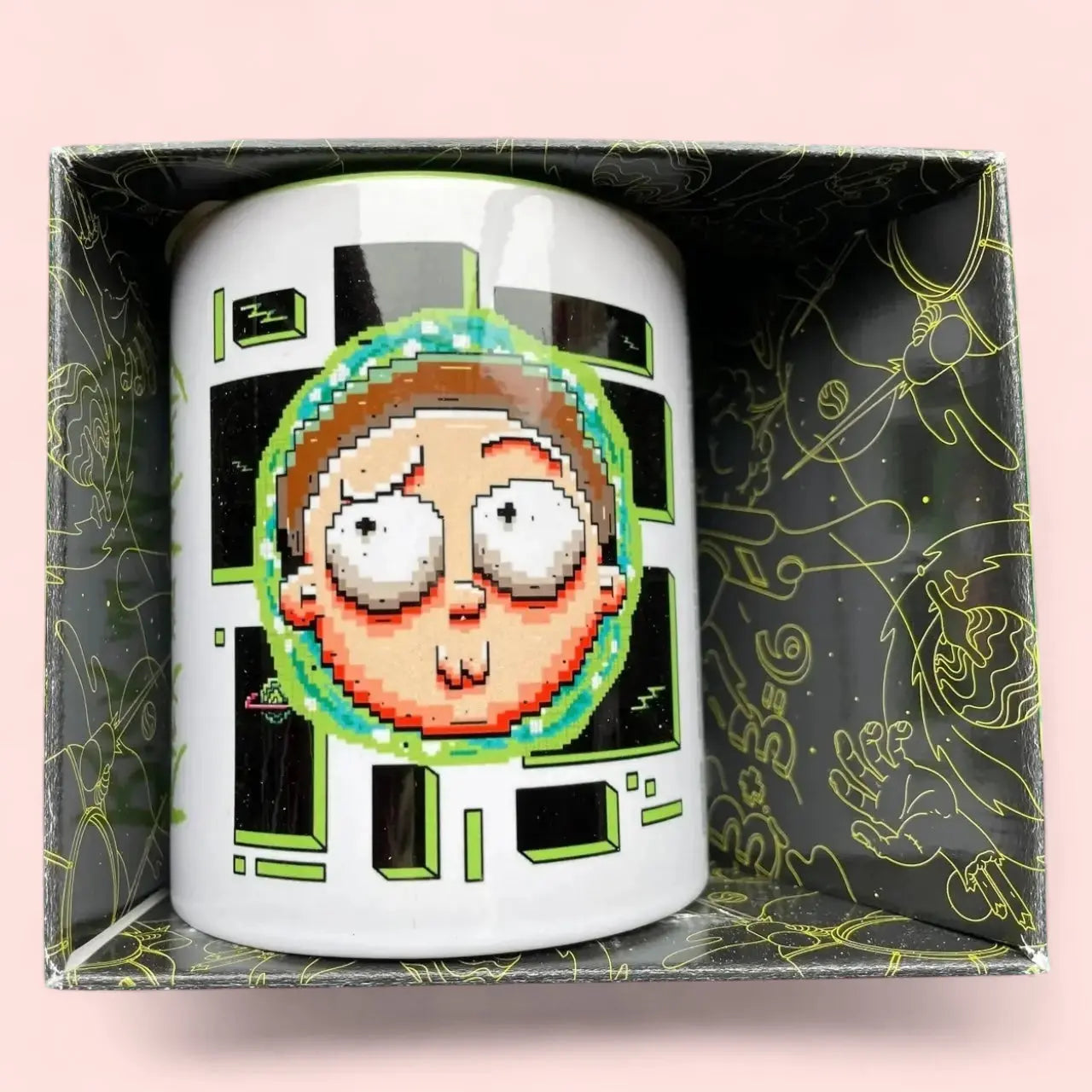 Rick And Morty (Pixel Breakout) Green Mug Pyramid International