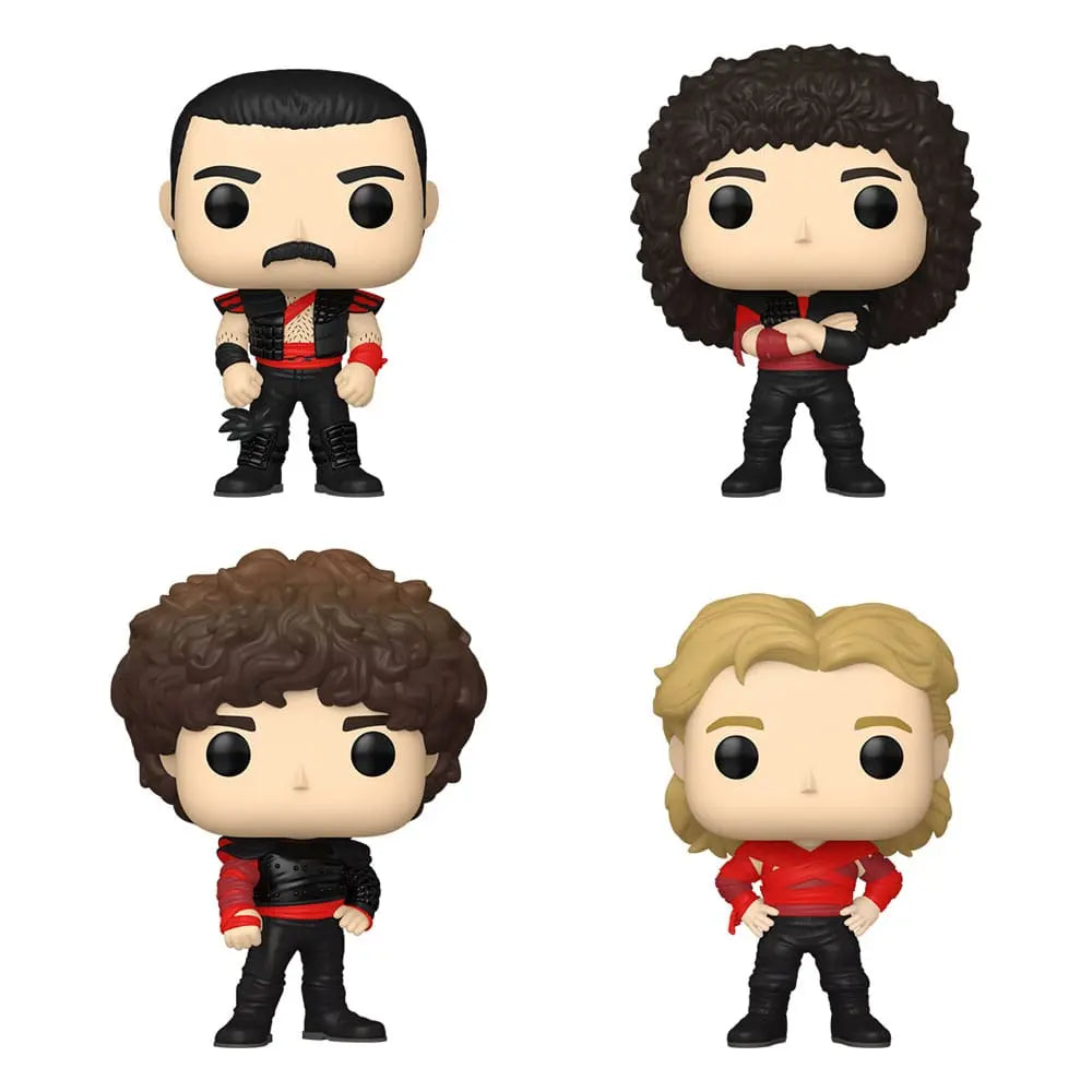 Funko Pop! Rocks Queen 4 Pack Freddie Mercury / Brian May / John Deacon / Roger Taylor Funko