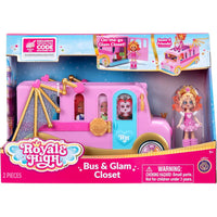 Thumbnail for Roblox Royale High Bus & Glam Closet Playset Jazwares