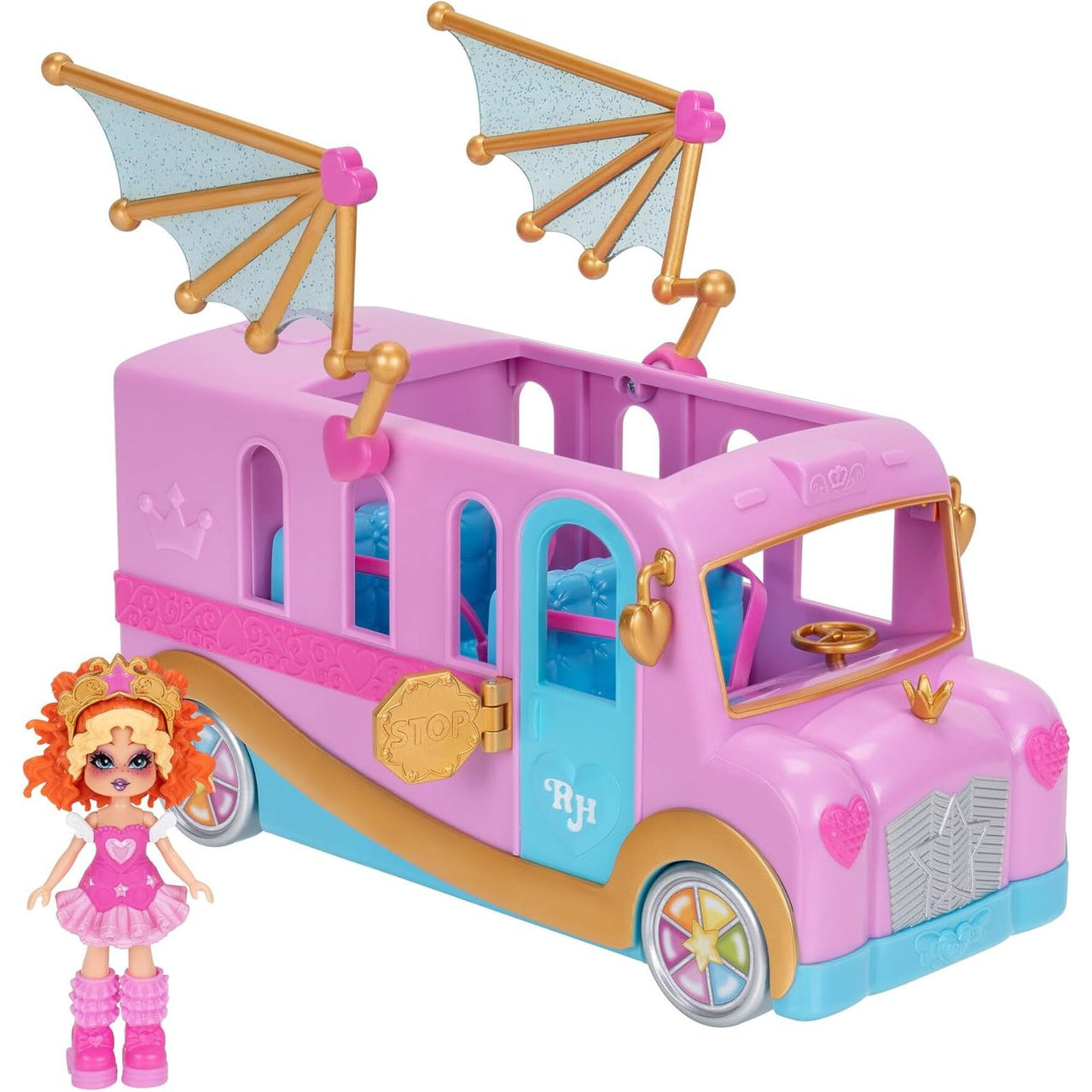 Roblox Royale High Bus & Glam Closet Playset Jazwares