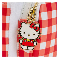 Thumbnail for Sanrio by Loungefly Mini Backpack Hello Kitty Gingham Cosplay Loungefly