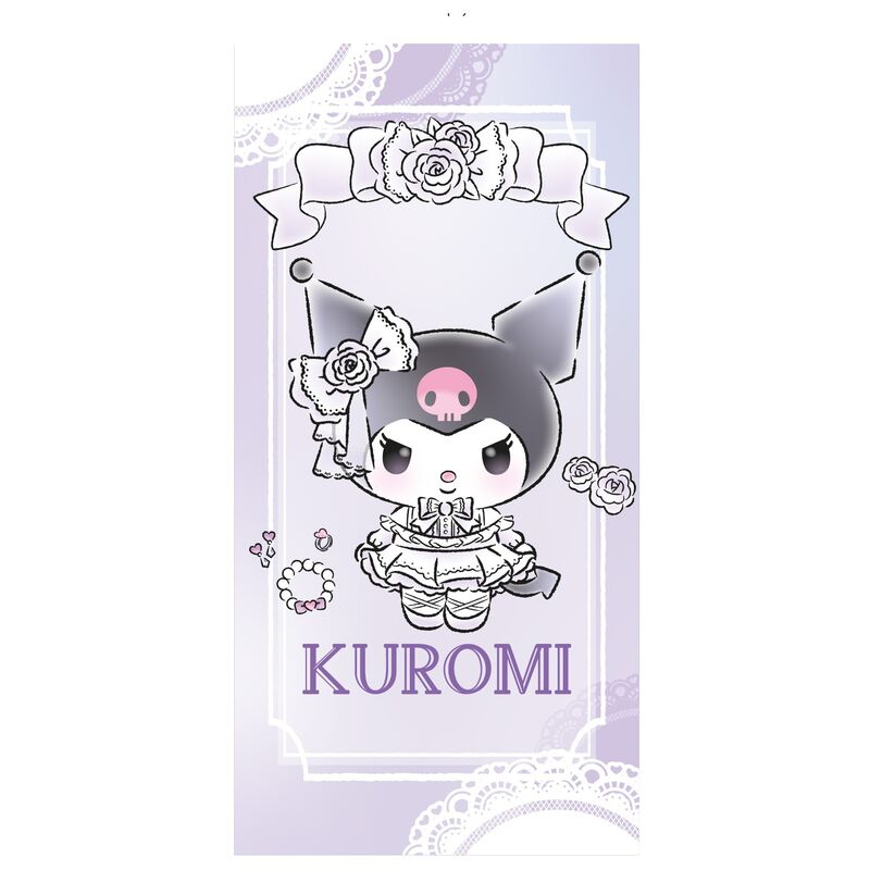 Sanrio Kuromi Lilac Beach Towel