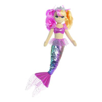 Thumbnail for Sea Sparkles Mermaid Pastel Sea Rose Plush Aurora
