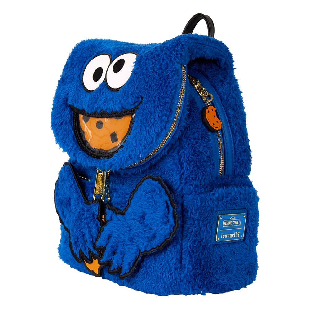 Sesame Street by Loungefly Plush Mini Backpack Cookie Monster