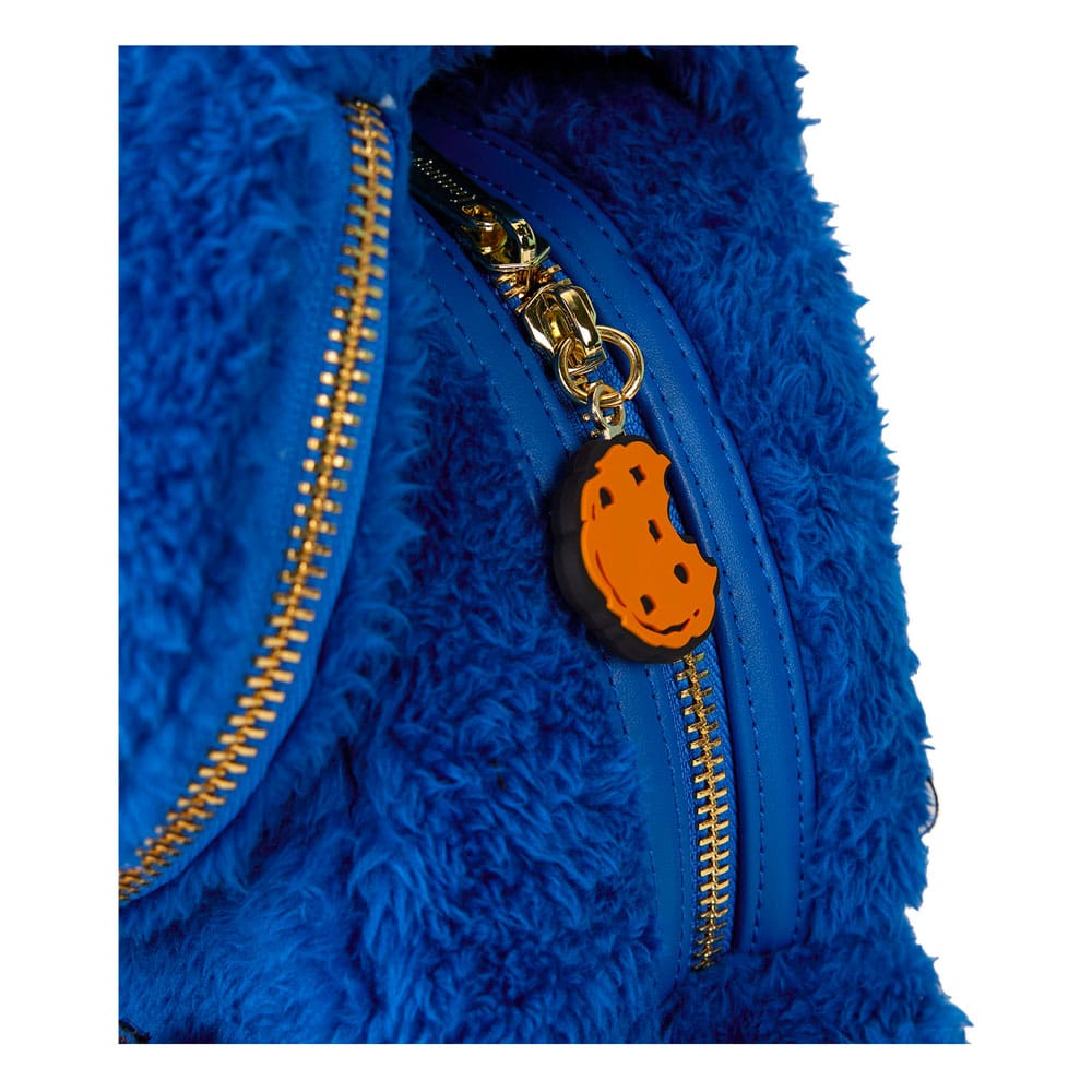 Sesame Street by Loungefly Plush Mini Backpack Cookie Monster