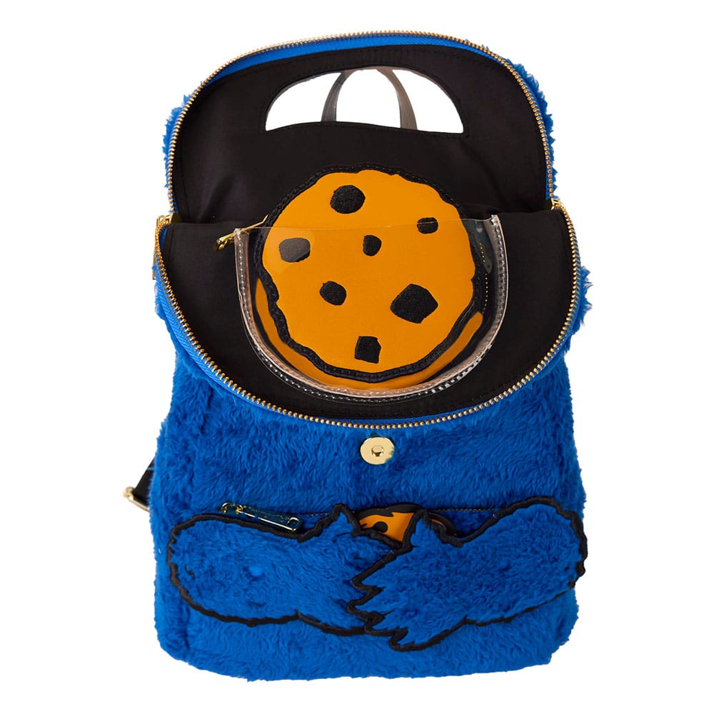 Sesame Street by Loungefly Plush Mini Backpack Cookie Monster