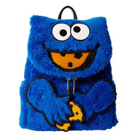 Thumbnail for Sesame Street by Loungefly Plush Mini Backpack Cookie Monster