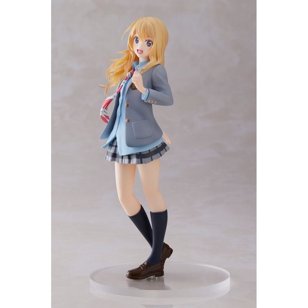 Shigatsu wa Kimi no Uso Coreful PVC Statue Kaori Miyazono School Uniform Ver. 18 cm Taito