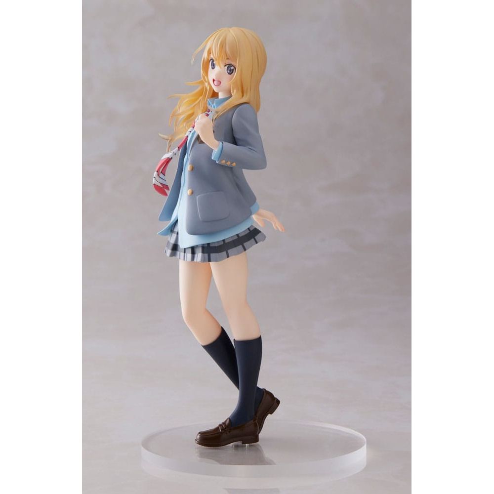 Shigatsu wa Kimi no Uso Coreful PVC Statue Kaori Miyazono School Uniform Ver. 18 cm Taito