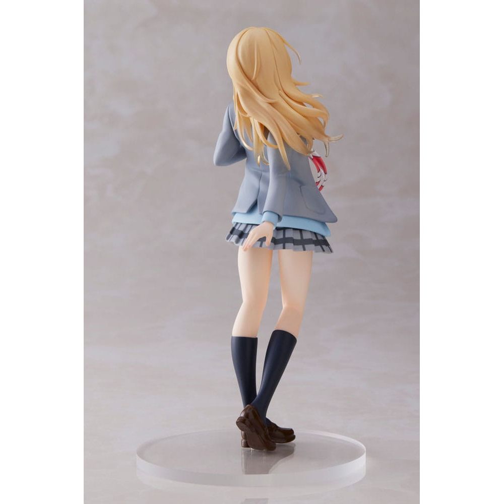 Shigatsu wa Kimi no Uso Coreful PVC Statue Kaori Miyazono School Uniform Ver. 18 cm Taito