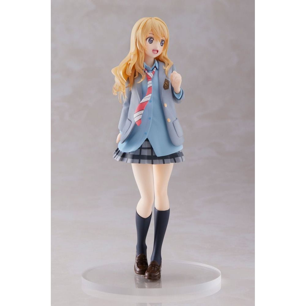 Shigatsu wa Kimi no Uso Coreful PVC Statue Kaori Miyazono School Uniform Ver. 18 cm Taito