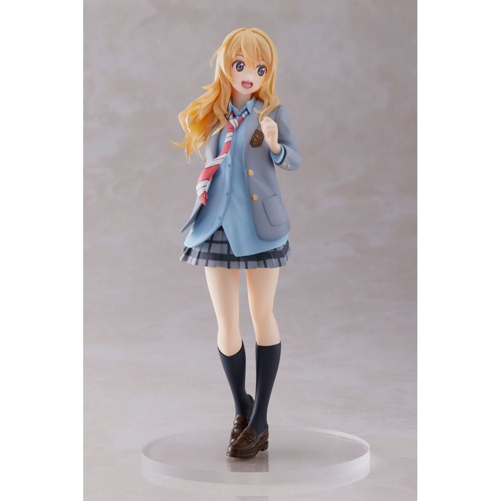 Shigatsu wa Kimi no Uso Coreful PVC Statue Kaori Miyazono School Uniform Ver. 18 cm Taito