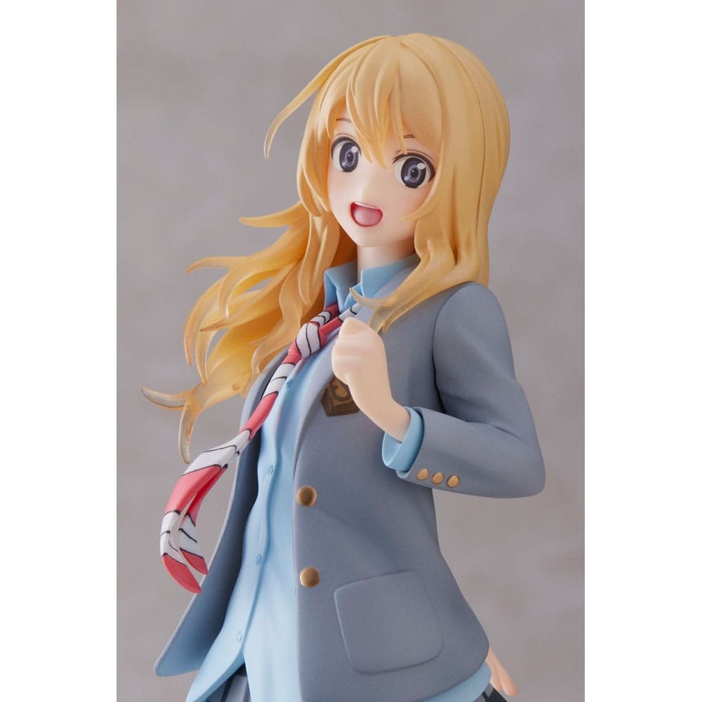 Shigatsu wa Kimi no Uso Coreful PVC Statue Kaori Miyazono School Uniform Ver. 18 cm Taito