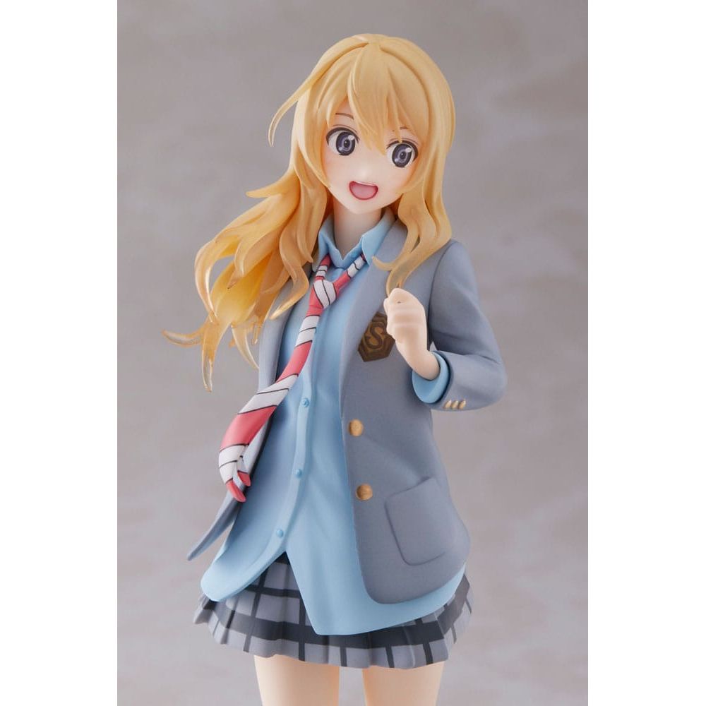 Shigatsu wa Kimi no Uso Coreful PVC Statue Kaori Miyazono School Uniform Ver. 18 cm Taito