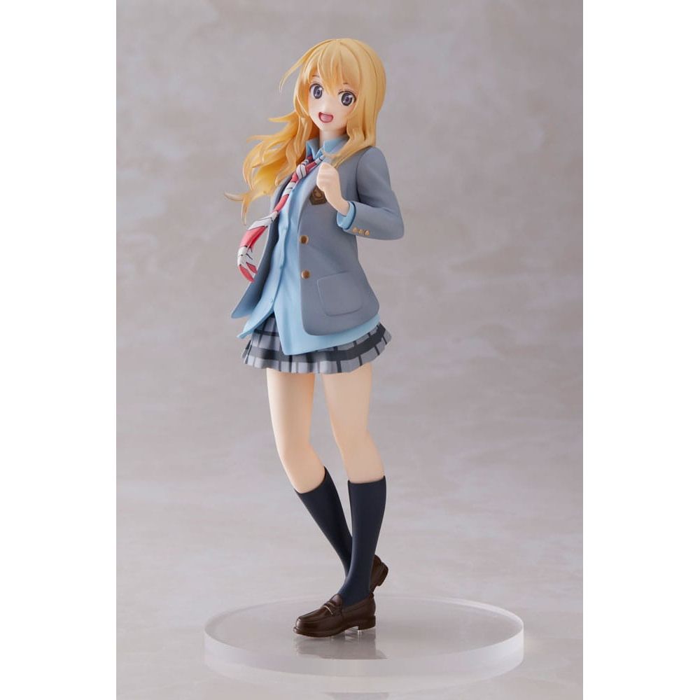 Shigatsu wa Kimi no Uso Coreful PVC Statue Kaori Miyazono School Uniform Ver. 18 cm Taito