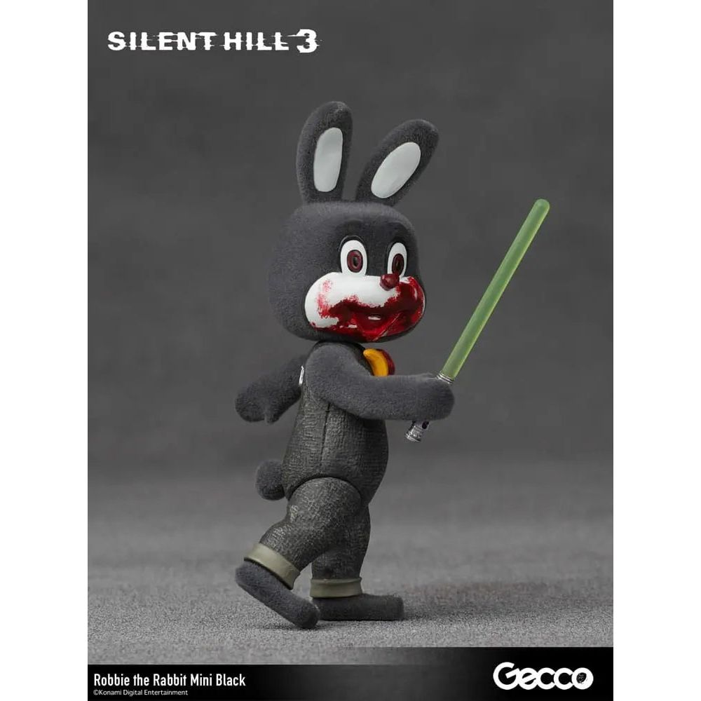 Silent Hill 3 Mini Action Figure Robbie the Rabbit Mini Black Version 10 cm Gecco