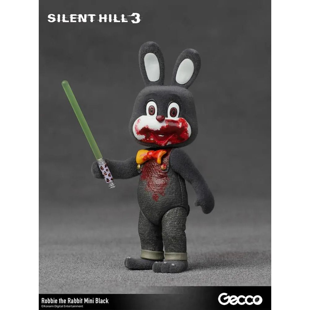 Silent Hill 3 Mini Action Figure Robbie the Rabbit Mini Black Version 10 cm Gecco