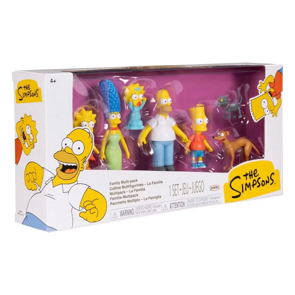 Simpsons Mini Figure 7-Pack Family Jakks Pacific