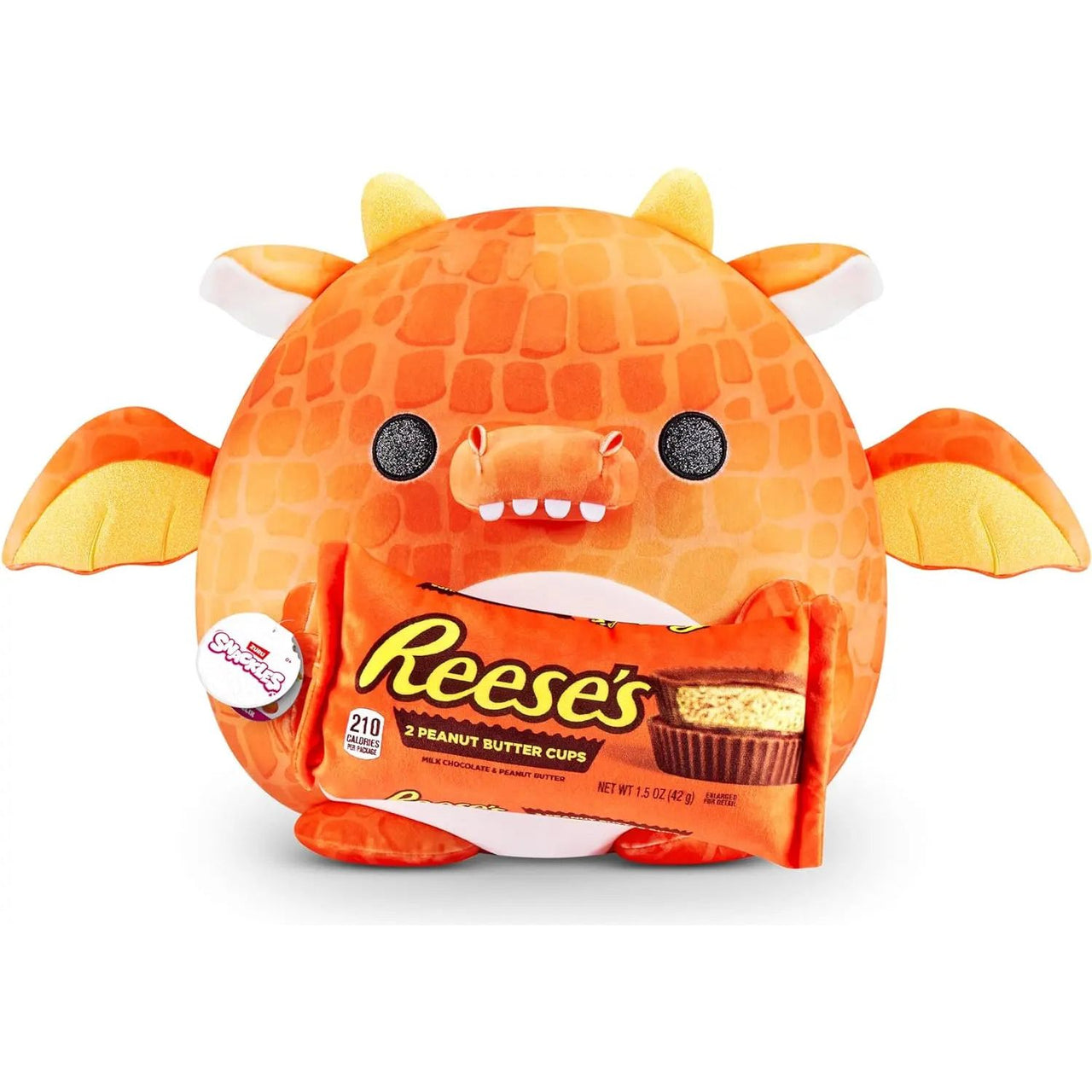 Snackles Series 1 Wave 2 Super Sized 35cm Dragon with Reese's Plush Zuru