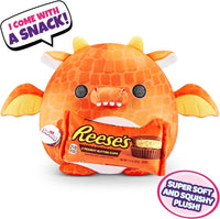 Thumbnail for Snackles Series 1 Wave 2 Super Sized 35cm Dragon with Reese's Plush Zuru