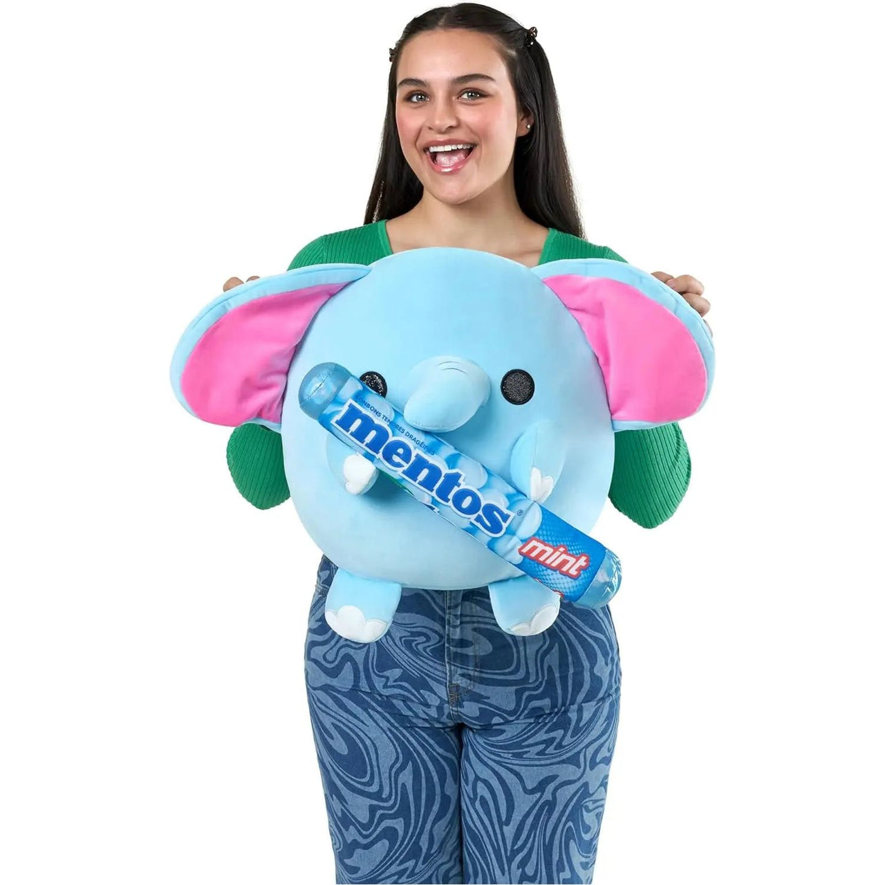 Snackles Series 1 Wave 2 Super Sized 35cm Elephant with Mentos Plush Zuru