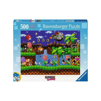 Thumbnail for Sonic The Hedgehog Jigsaw Puzzle Classic Sonic (500 pieces) Ravensburger