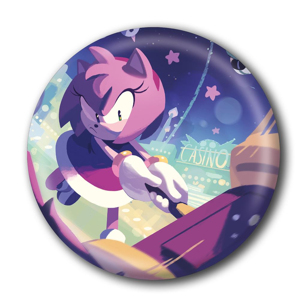 Sonic the Hedgehog (Amy Rose) 25mm Badge