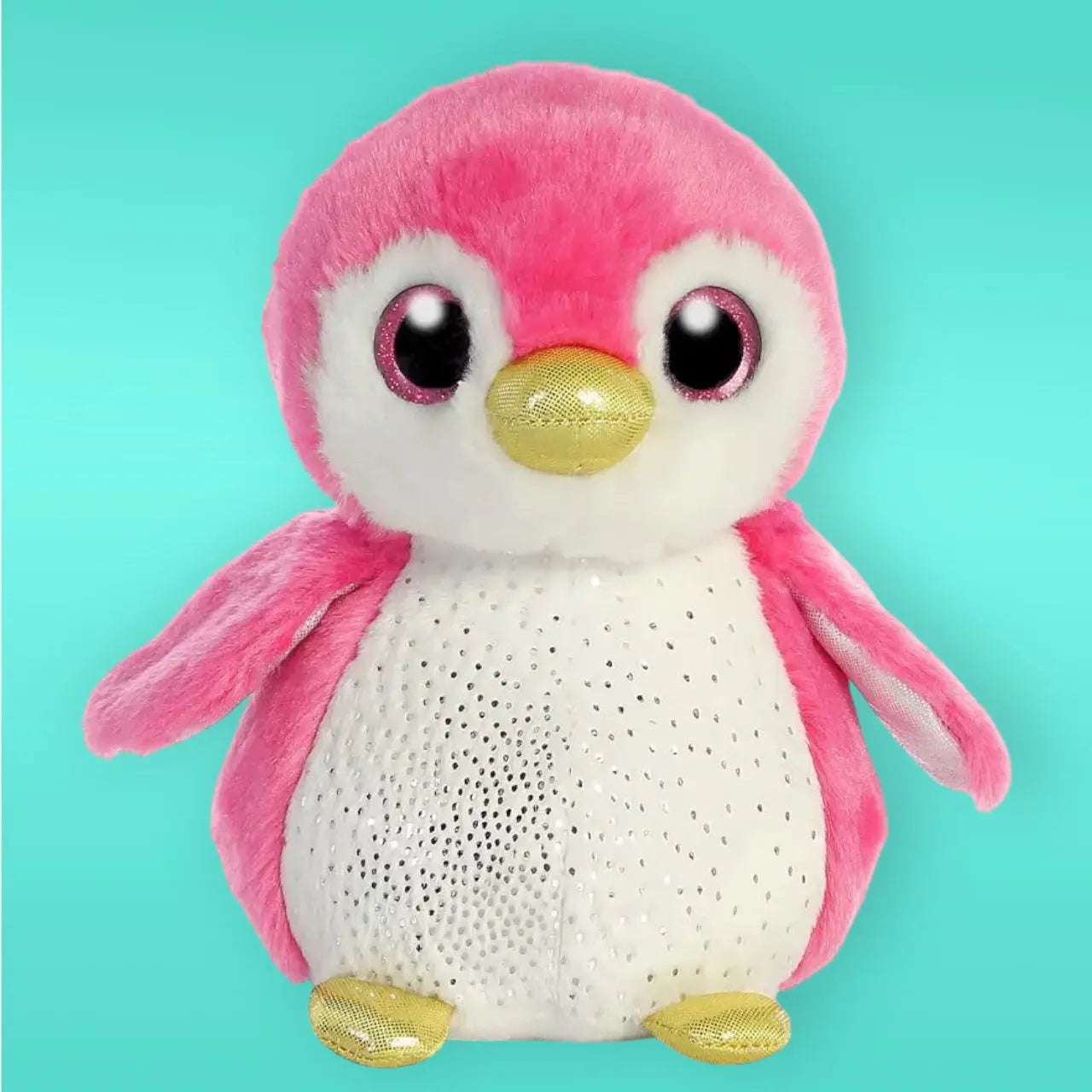 Sparkle Tales Isla Penguin Pink 7" Plush Aurora