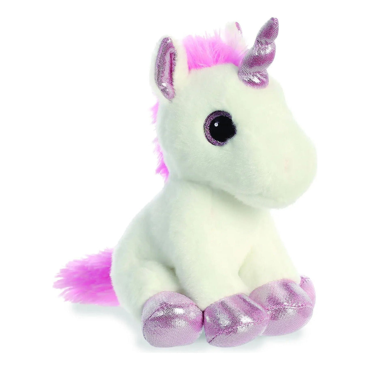 Sparkle Tales Lolly Unicorn White and Pink 7" Plush Toy Aurora