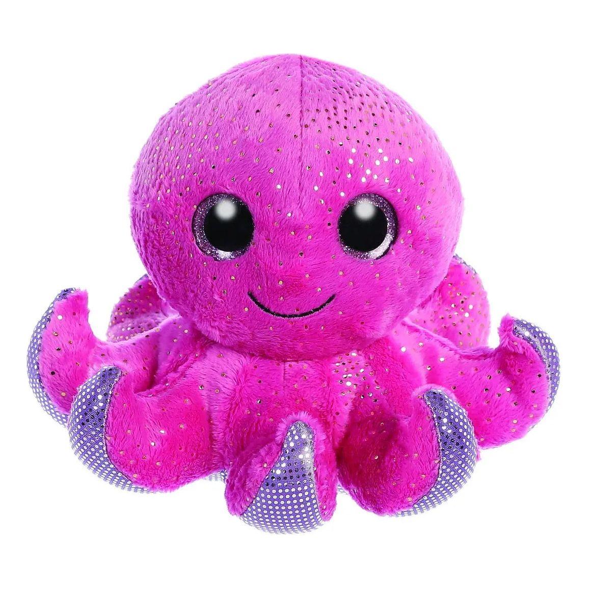 Sparkle Tales SeaStar Octopus Pink 7" Plush Aurora