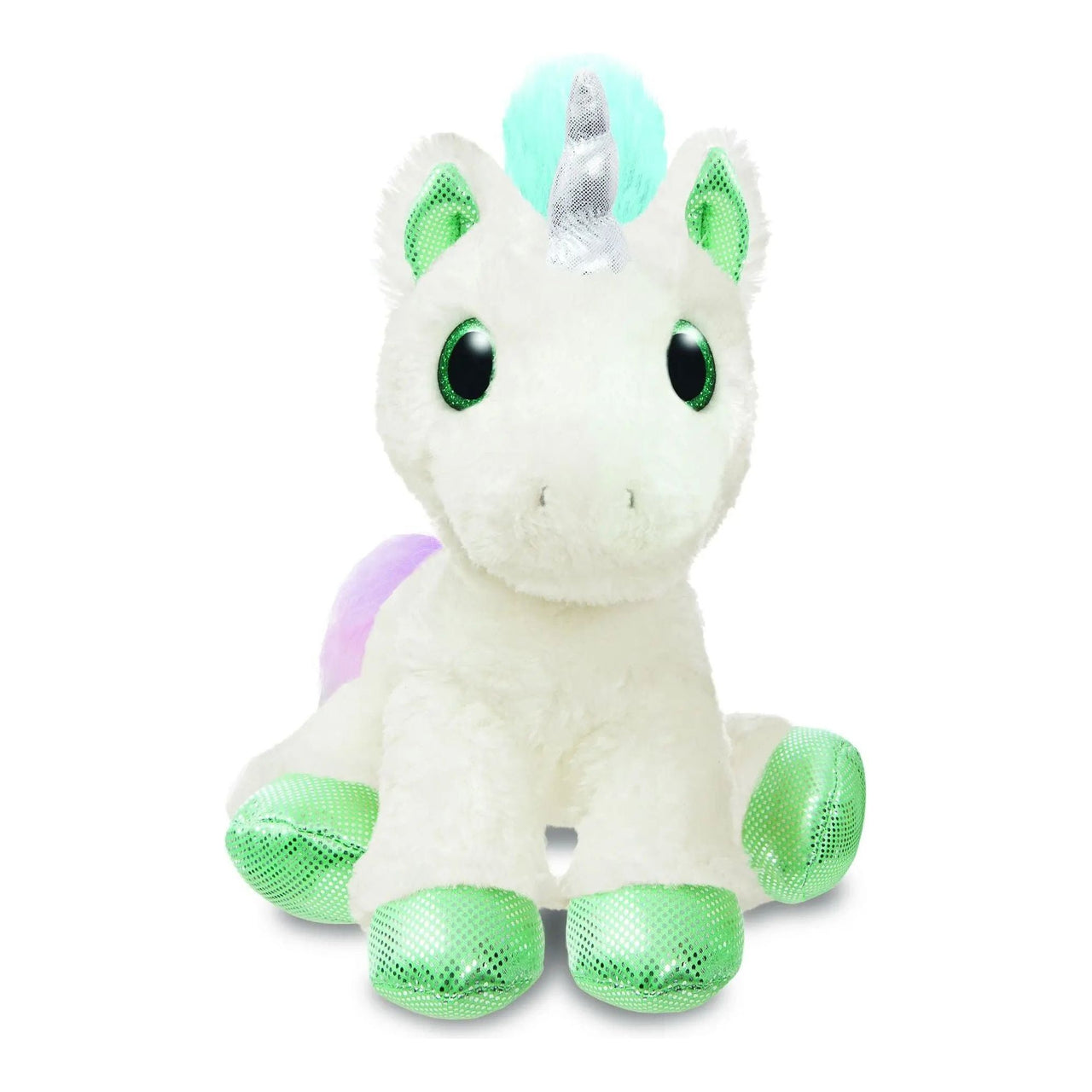 Sparkle Tales Unicorn Bubbles Cream 12" Plush Toy Aurora
