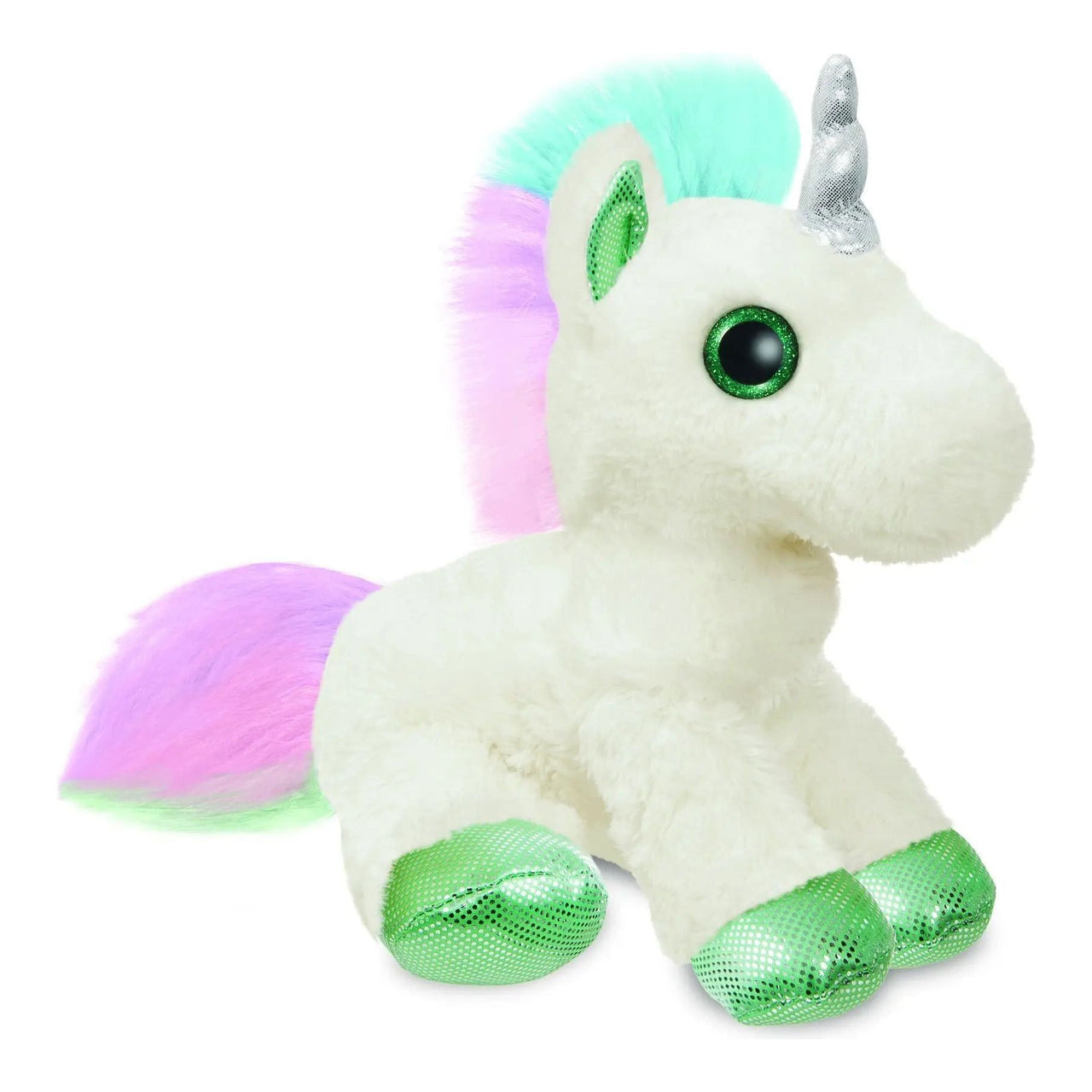 Sparkle Tales Unicorn Bubbles Cream 12" Plush Toy Aurora