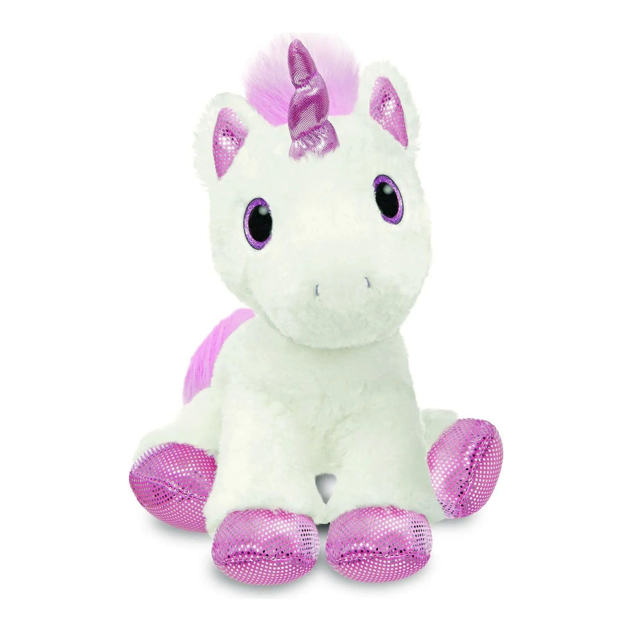 Sparkle Tales Unicorn Princess White & Pink 12" Plush Toy Aurora