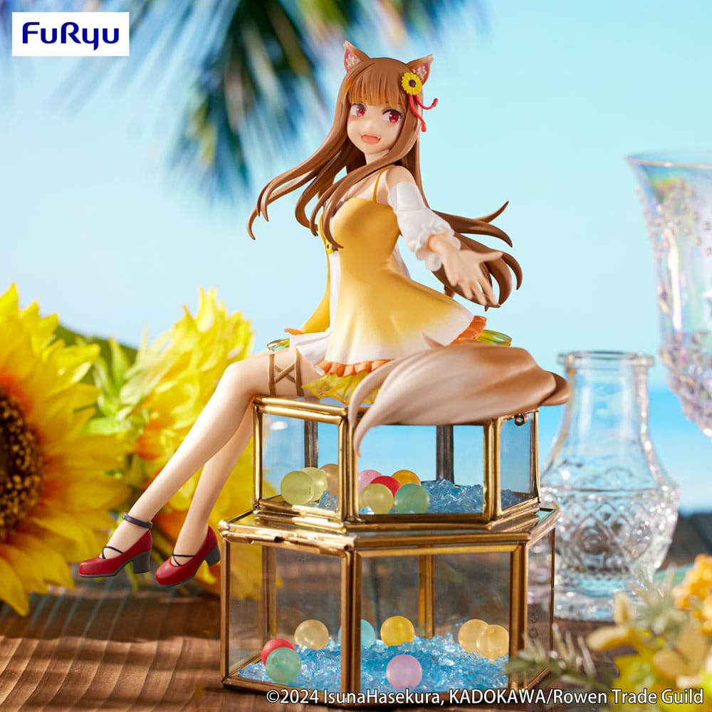 Spice and Wolf Noodle Stopper PVC Statue Holo Sunflower Dress Ver. 17 cm Furyu