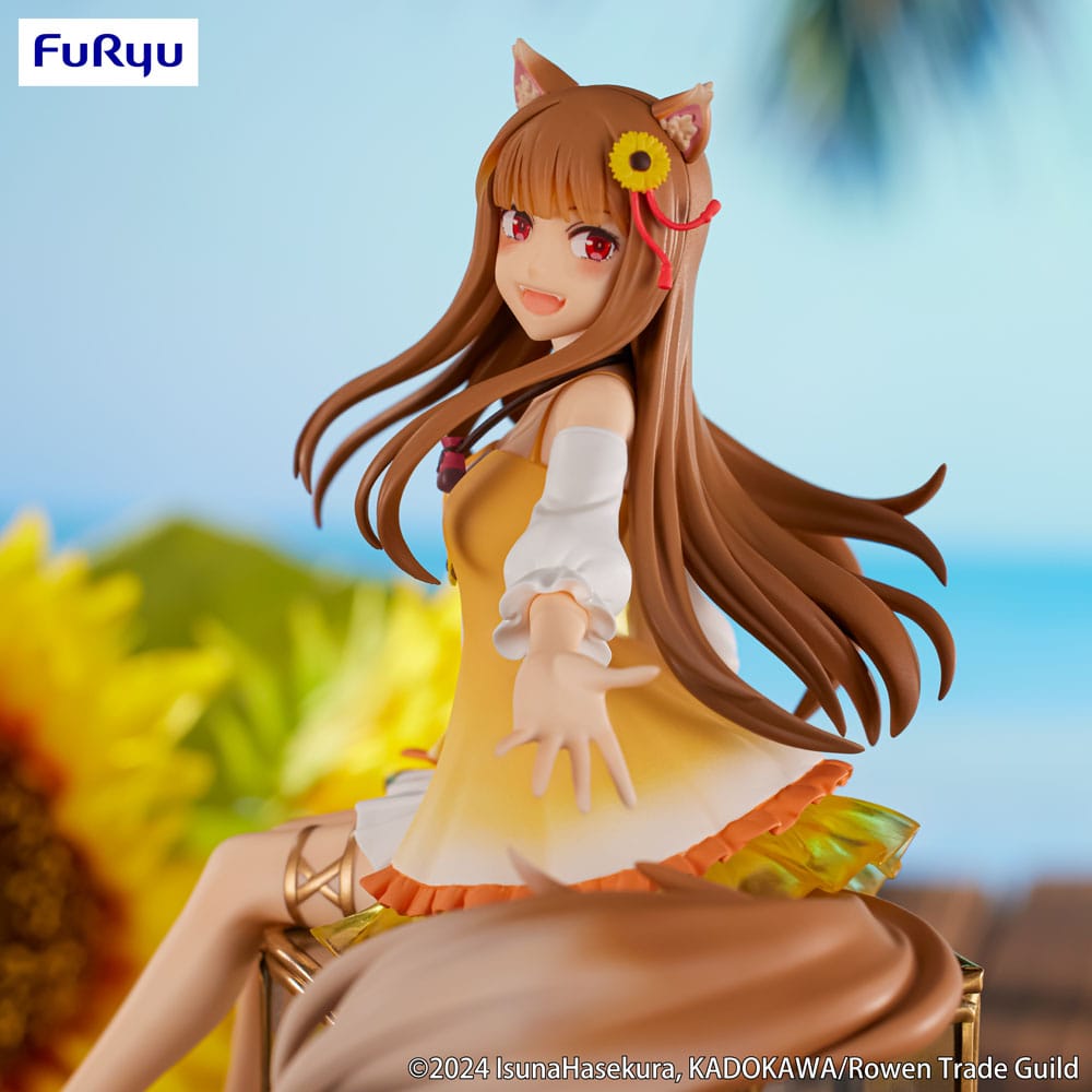 Spice and Wolf Noodle Stopper PVC Statue Holo Sunflower Dress Ver. 17 cm Furyu