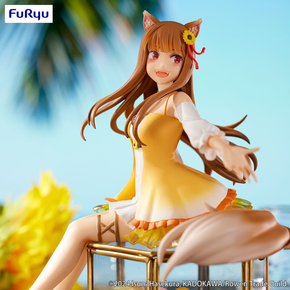 Spice and Wolf Noodle Stopper PVC Statue Holo Sunflower Dress Ver. 17 cm Furyu