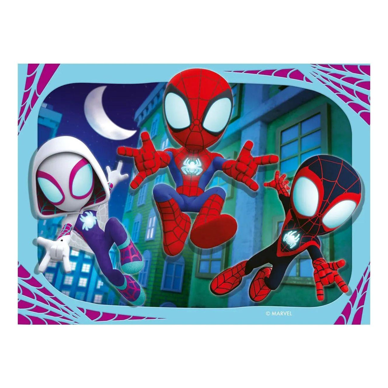 Spidey and His Amazing Friends 4 in a Box Puzzle Ravensburger