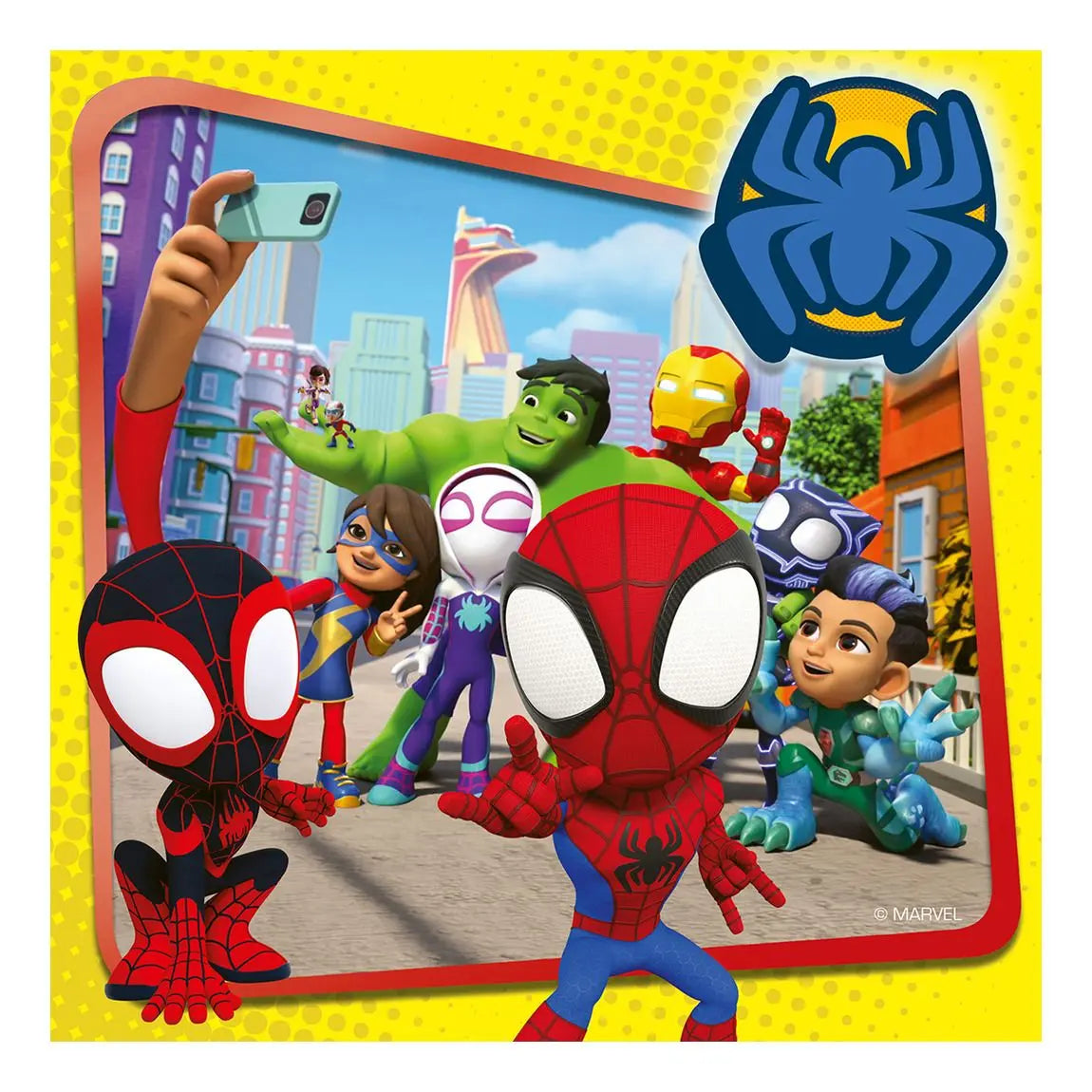 Spidey and His Amazing Friends 49 Piece Jigsaw Puzzle 3 Pack Ravensburger