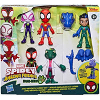 Thumbnail for Spidey and his Amazing Friends Dino Heroes & Lizard Set Marvel