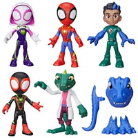 Thumbnail for Spidey and his Amazing Friends Dino Heroes & Lizard Set Marvel