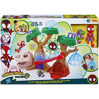 Thumbnail for Spidey and his Amazing Friends Dino-Webs Treehouse Playset Marvel