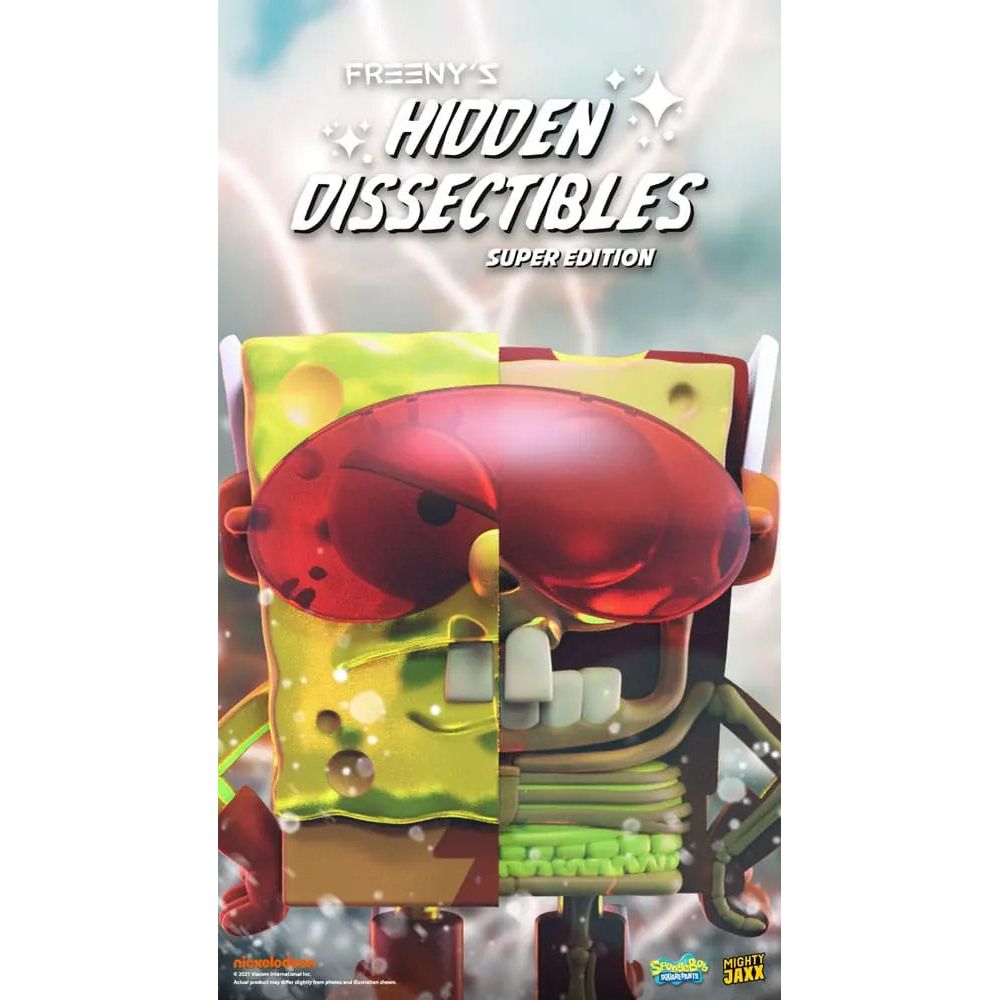 Spongebob Squarepants Blind Box Hidden Dissectibles Series 04 (Super ed.) Display 12 Pack Mighty Jaxx