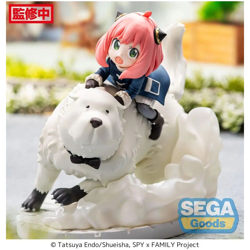 Spy x Family Luminasta PVC Statue Anya Forger & Bond Forger Mission Extend 16 cm Sega Goods