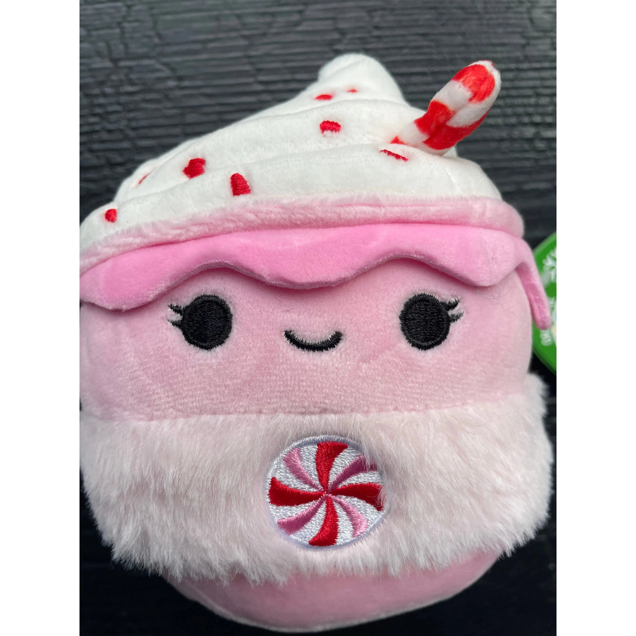 Squishmallow Christmas Plush Toy 5" Ethel Peppermint Latte Squishmallows