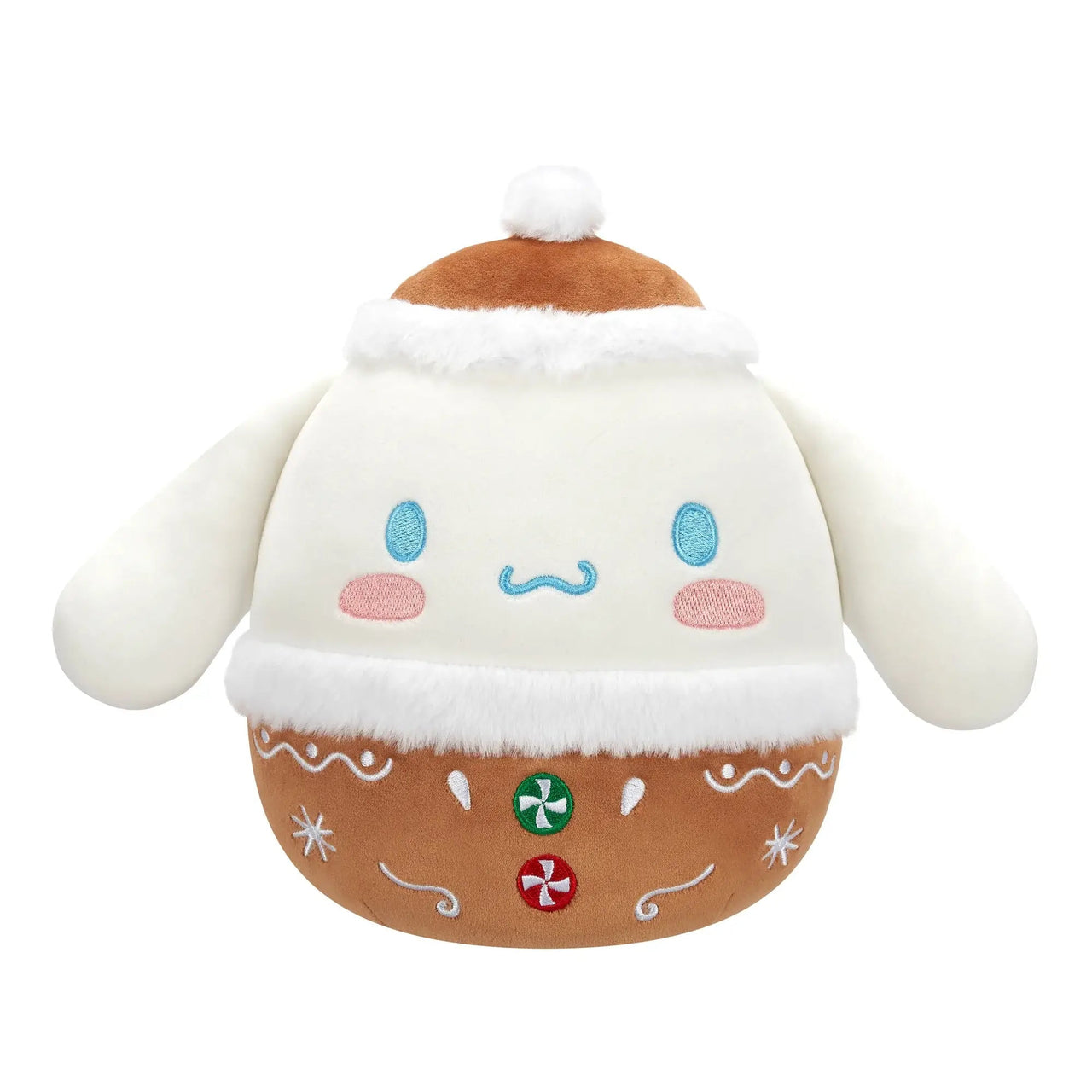 Squishmallow Christmas Sanrio 8" Cinnamoroll Gingerbread Plush Toy