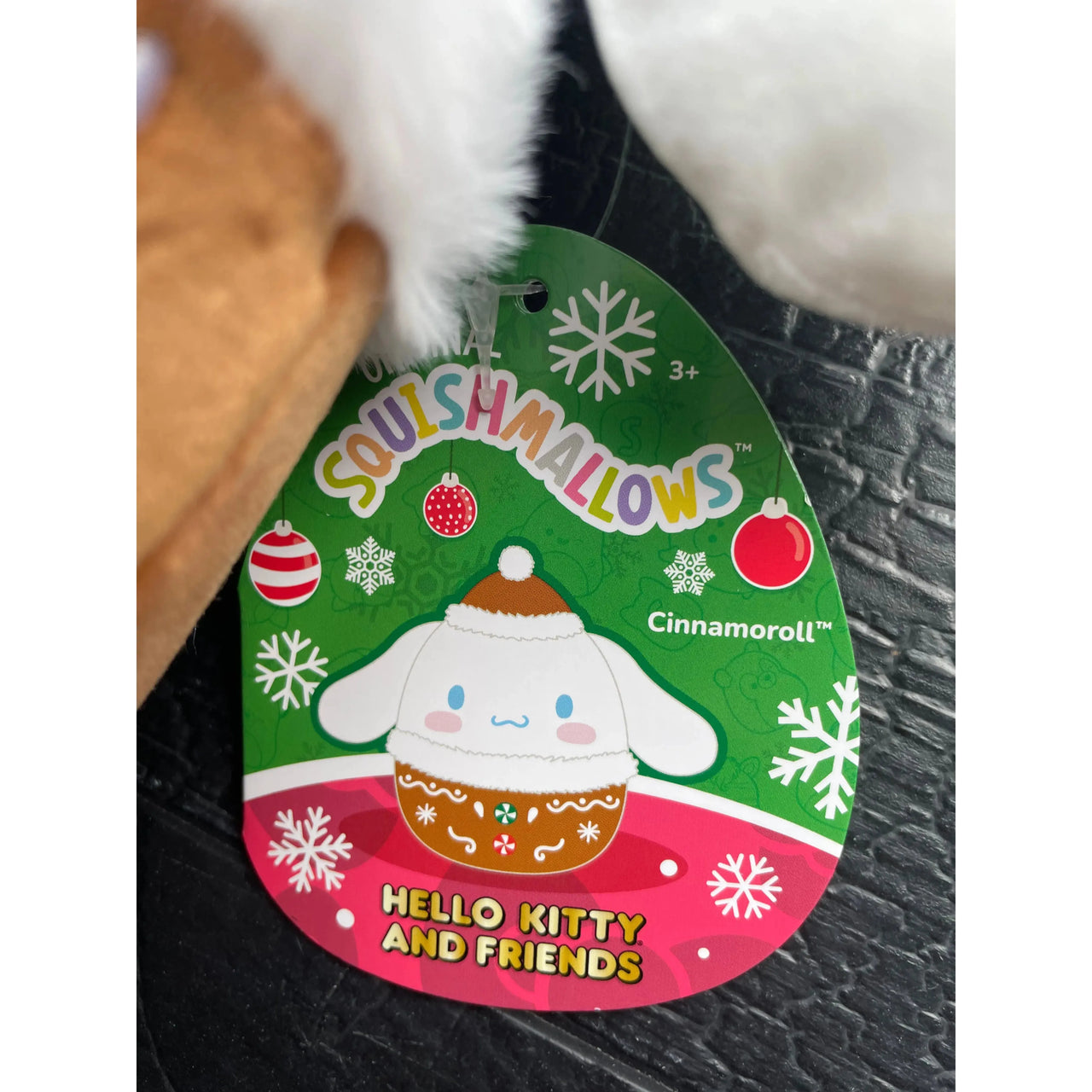 Squishmallow Christmas Sanrio 8" Cinnamoroll Gingerbread Plush Toy Squishmallows