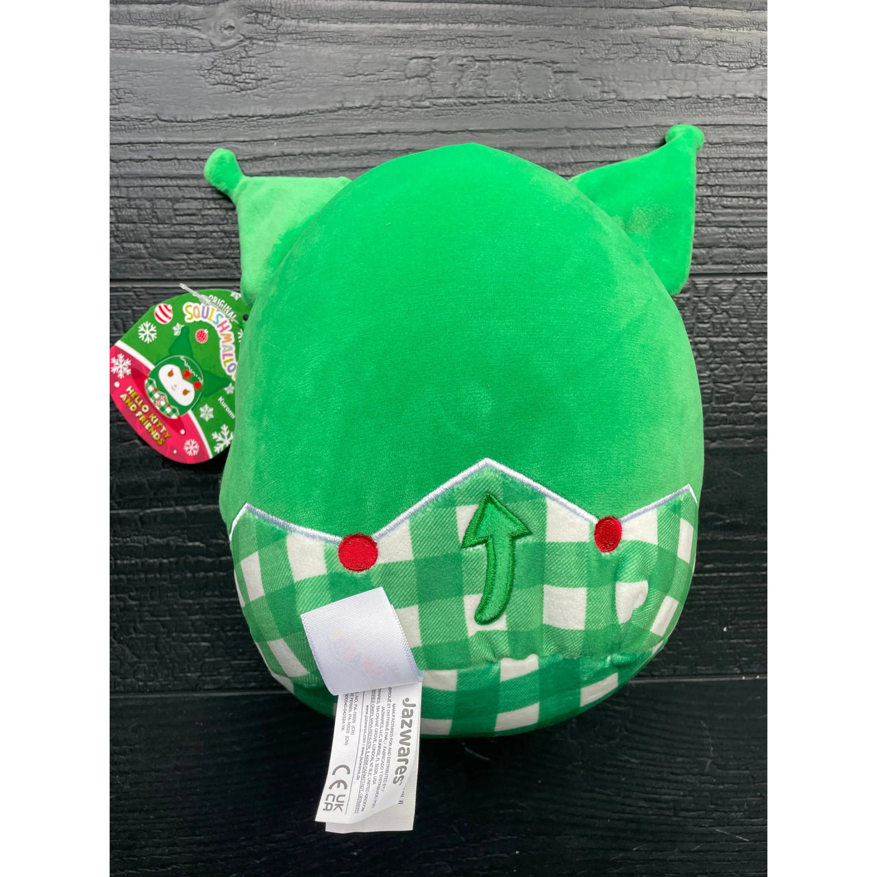 Squishmallow Christmas Sanrio Plush 8" Kuromi Plaid Squishmallows