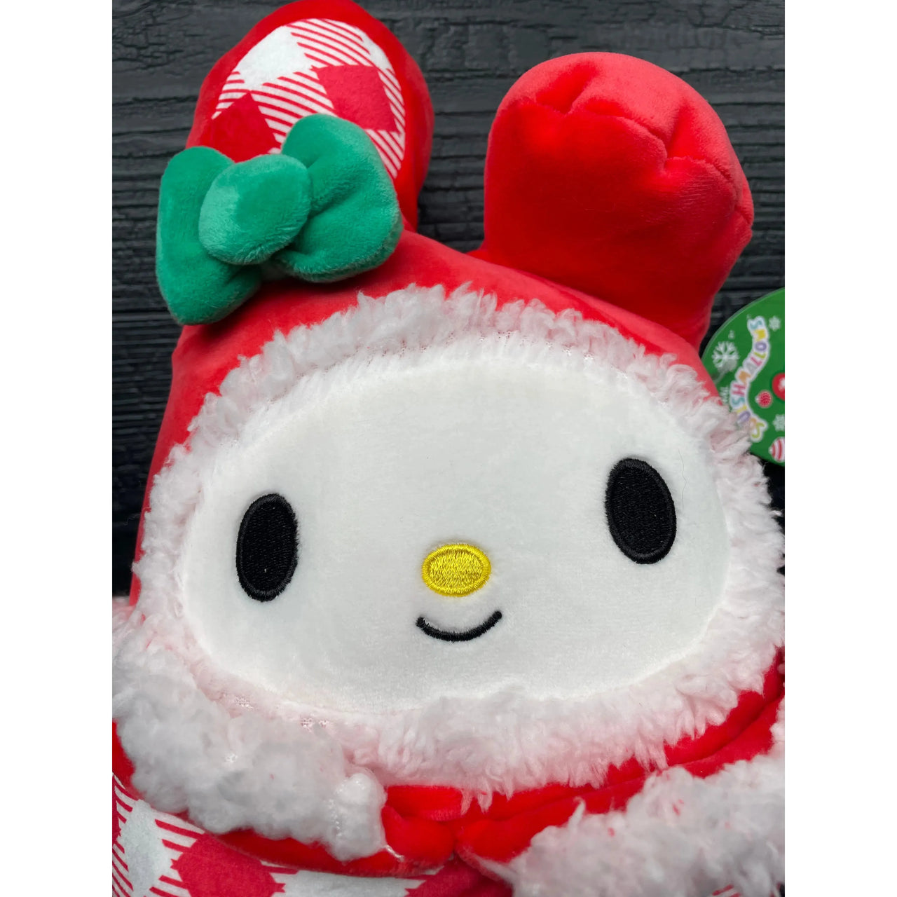 Squishmallow Christmas Sanrio Plush 8" My Melody Plaid Squishmallows