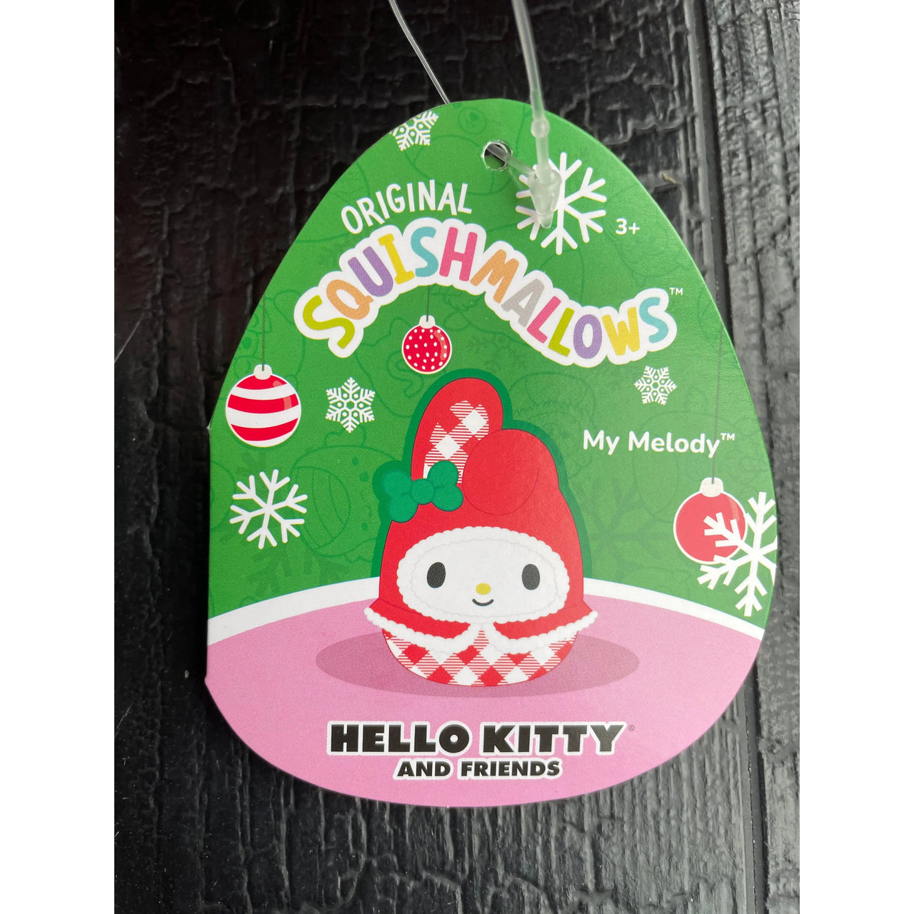 Squishmallow Christmas Sanrio Plush 8" My Melody Plaid Squishmallows